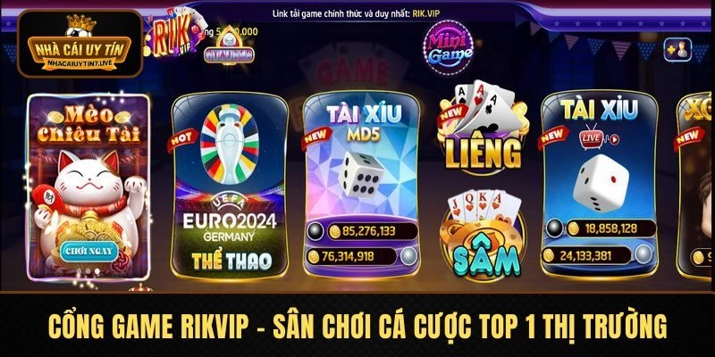 Cổng Game RIKVIP – Sân Chơi Cá Cược Top 1 Thị Trường